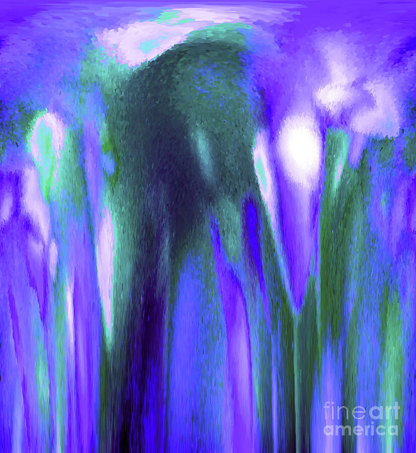 Abstract Photograph - Purple Rain by Karen Adams