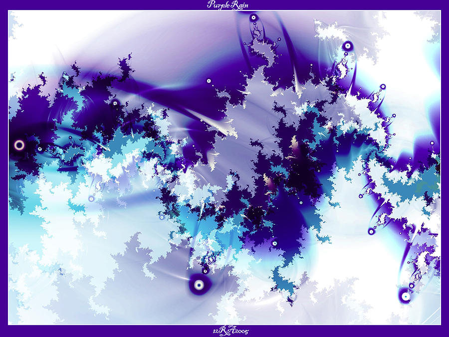 Purple Rain Digital Art by Robert Adelman - Pixels