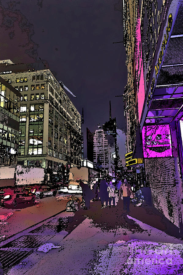 Purple Rain Digital Art by Scott Evers