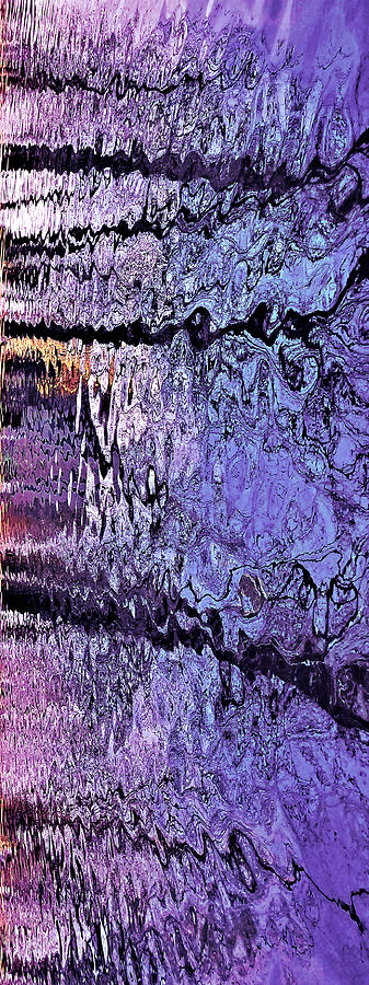 Purple Ripples Digital Art by Susan Kinney