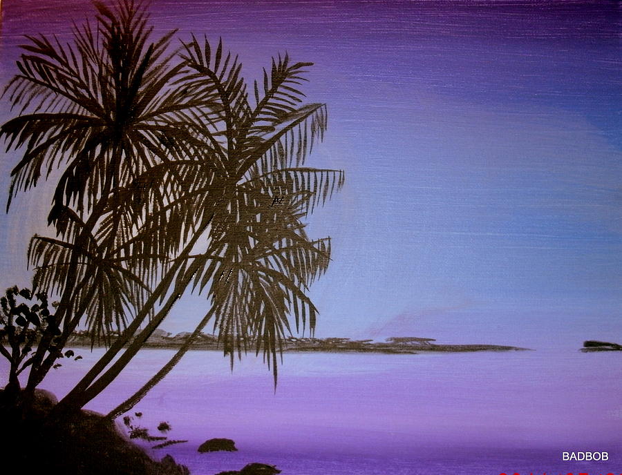 Purple Painting by Robert Francis