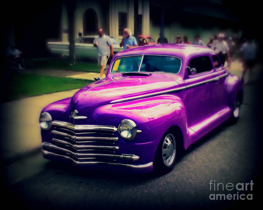 Car Photograph - Purple Rod by Perry Webster