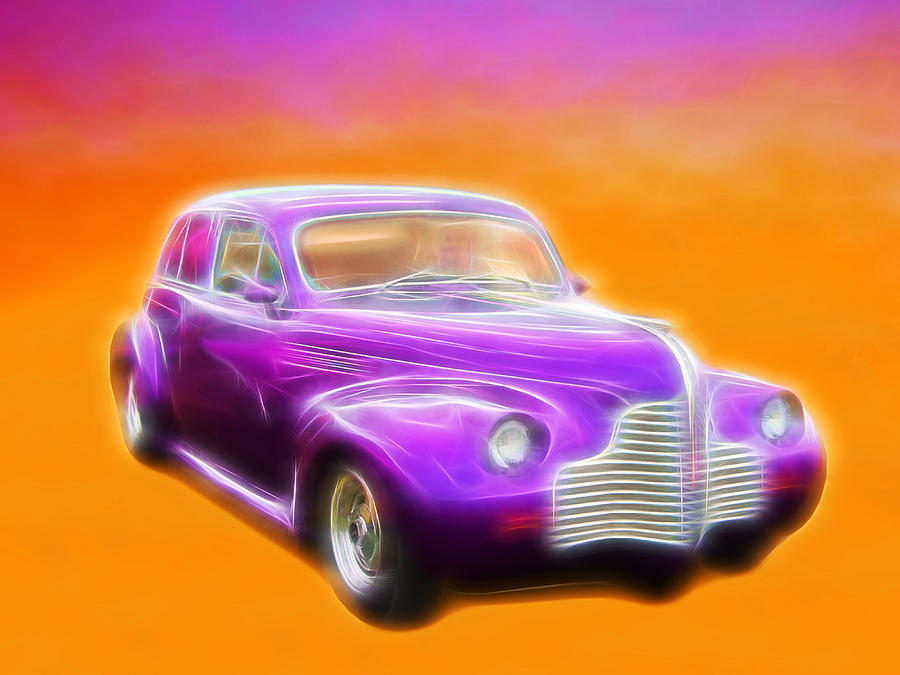 Purple Shadow Cruiser Digital Art by Rick Wicker