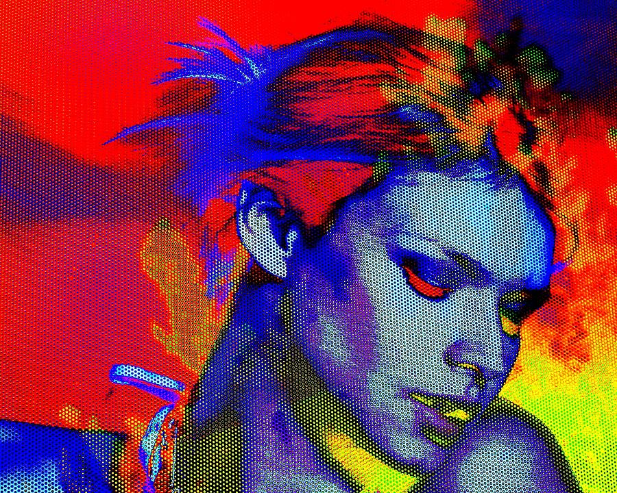Purple Siren Digital Art by Larry Beat