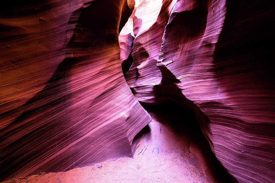 Purple Slot Canyon - Wide Photograph by Stephen Holst