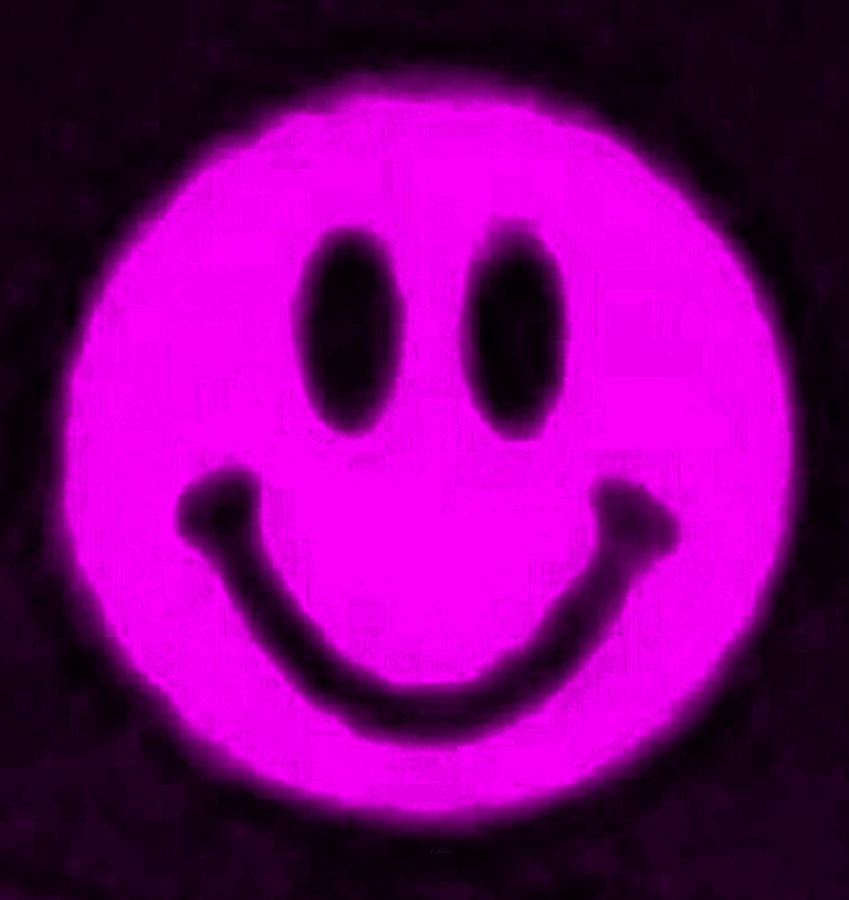 Purple Smiley Photograph by Rob Hans