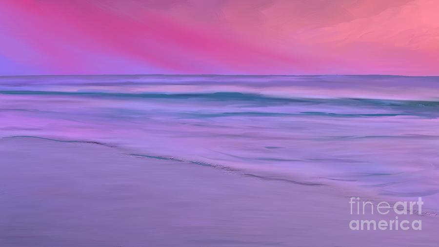 Purple Sunset Digital Art by Anthony Fishburne