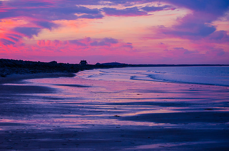 Purple Sunset Photograph by Linda Howes