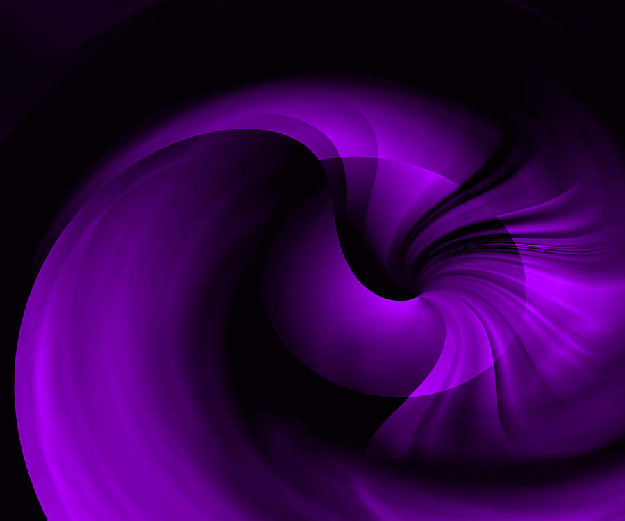 Purple Swirl Digital Art by Ruth Palmer - Fine Art America