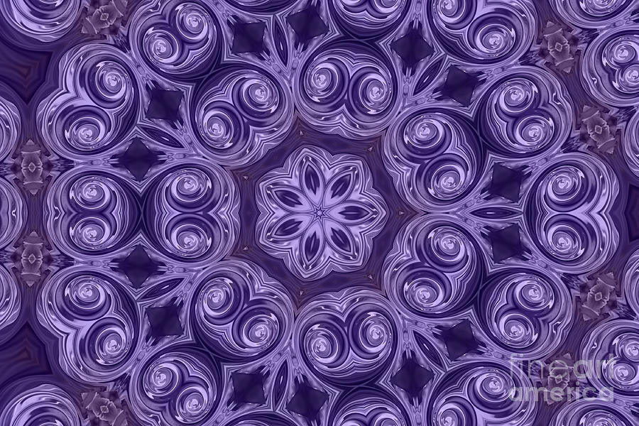 Purple Swirls Photograph by Elaine Teague