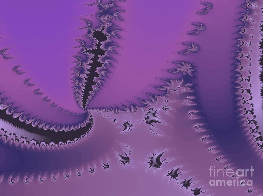 Purple Twilight Digital Art by Corinne Elizabeth Cowherd