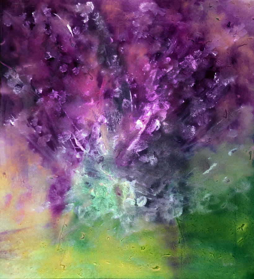 Purple Vortex Painting Painting by Don Wright