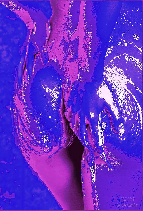 Purple Wash Digital Art by Piety Dsilva