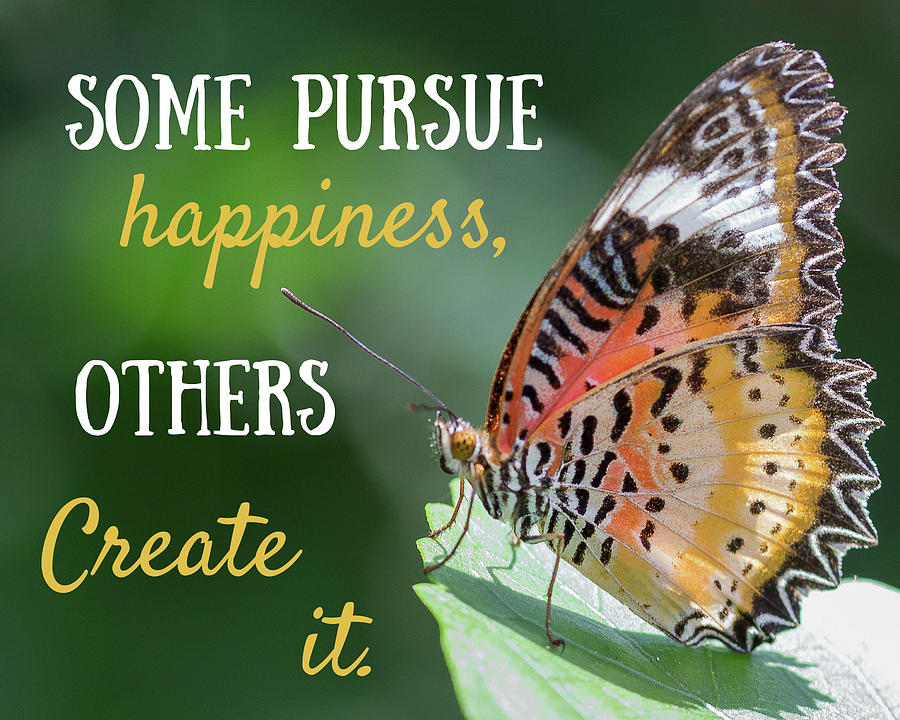 Pursue Happiness Photograph by Teresa Wilson