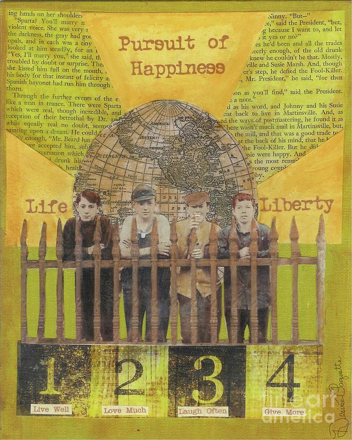 Pursuit of Happiness Mixed Media by Desiree Paquette