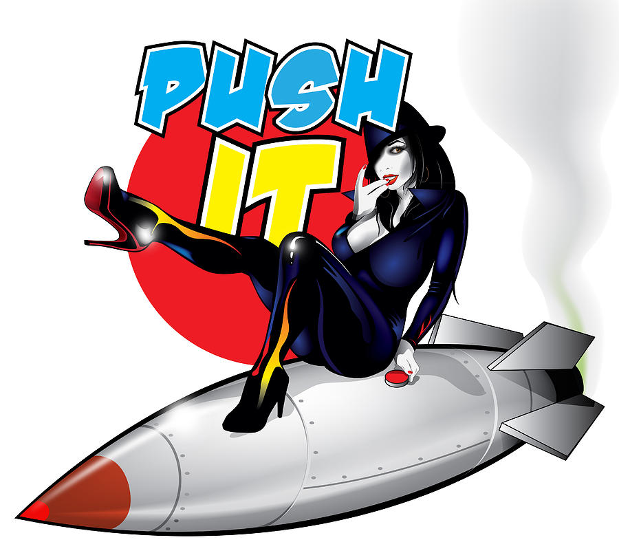 Push IT Digital Art by Brian Gibbs