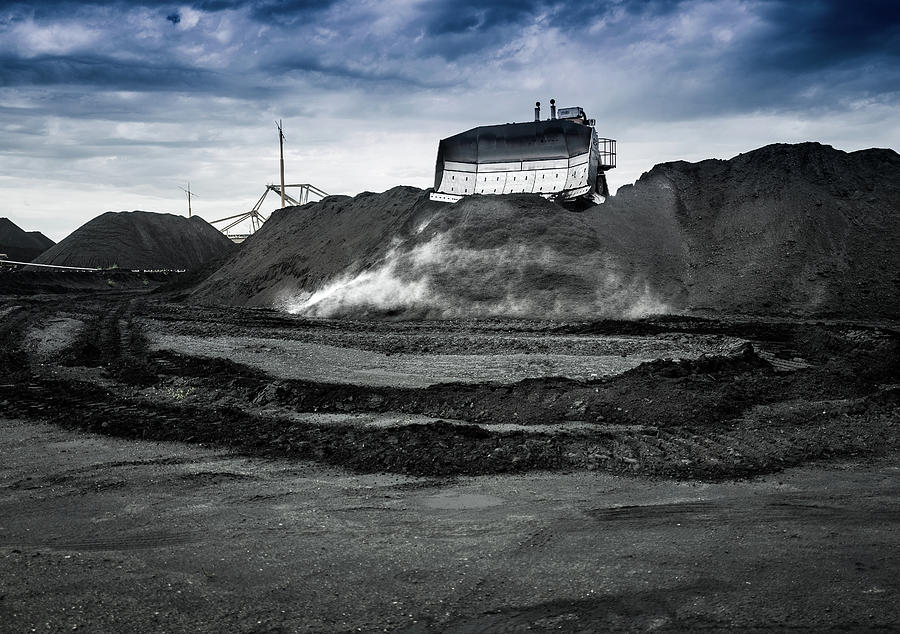 Pushing Coal Photograph by M G Whittingham