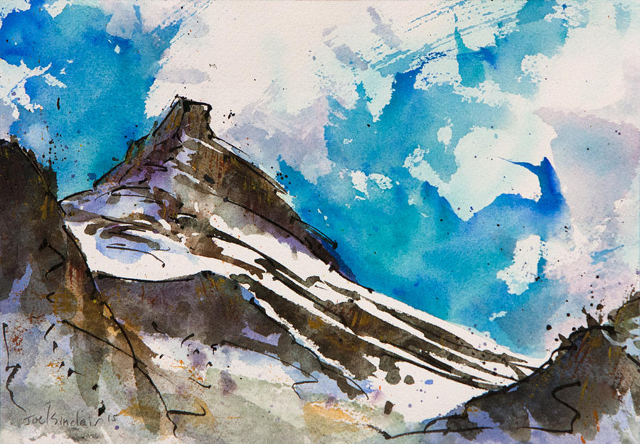 Banff National Park Painting - Pushing Through by Joel Sinclair