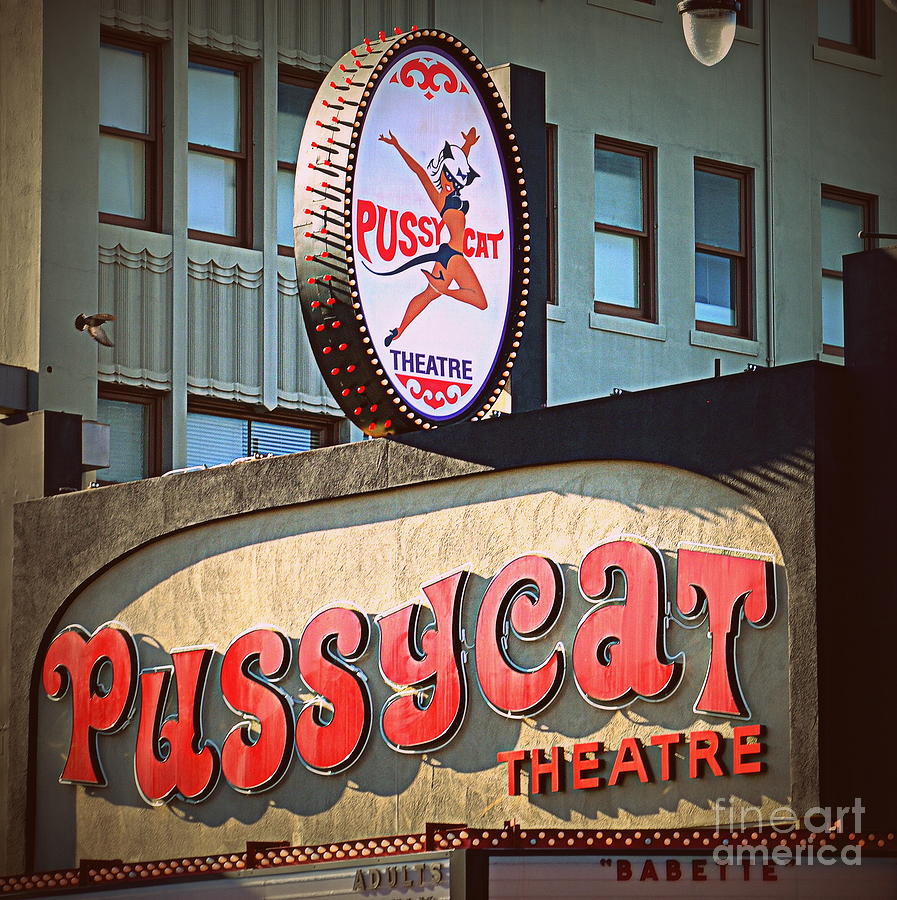 Pussycat Theatre Photograph by Tru Waters