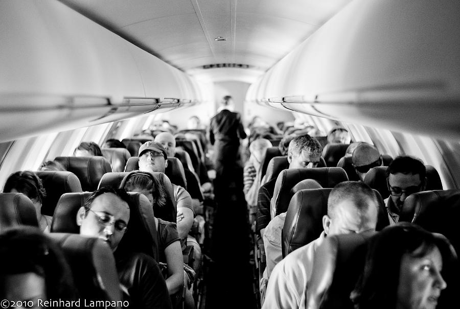 Air Travel Photograph - Put Me In Coach. by Reinhard Lampano