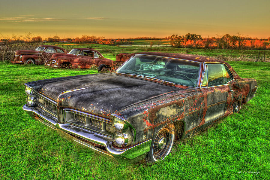 Put Out To Pasture 1965 Pontiac Grand Prix Art Photograph by Reid Callaway