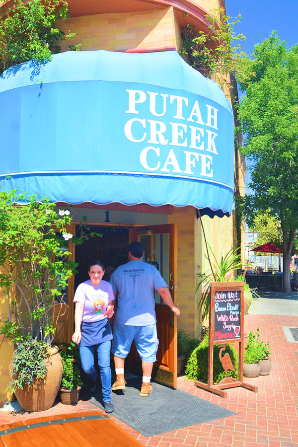 Putah Creek Cafe Entrance Photograph by Josephine Buschman