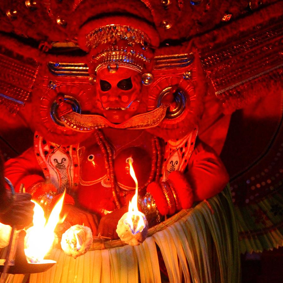 Fire Goddess Photograph - Puthiya Bhagavathi  by Sreeji Sreedharan