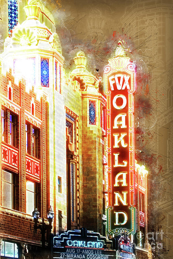 Oakland Photograph - Putting On The Ritz At The Oakland Fox Theatre 20161103 by Wingsdomain Art and Photography