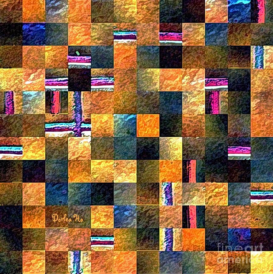 Puzzled Tiles Digital Art by Dorlea Ho