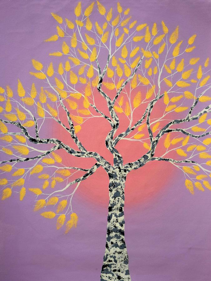 Tree Painting - Pyarvar by Sumit Mehndiratta