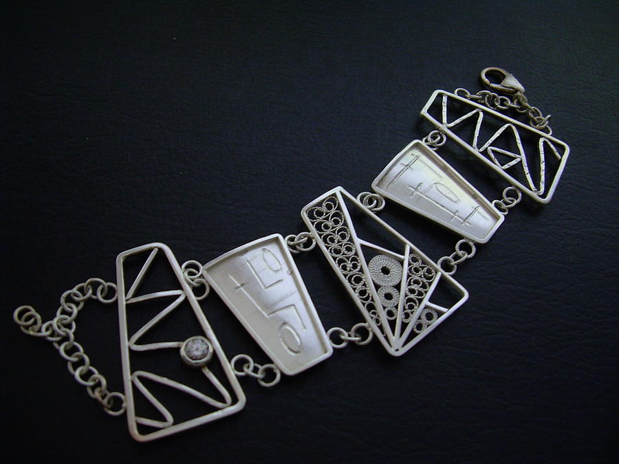 Silver Jewelry - Pyramid 1 by Atelje Borej