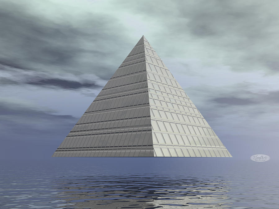 Pyramid - 3d Render Digital Art