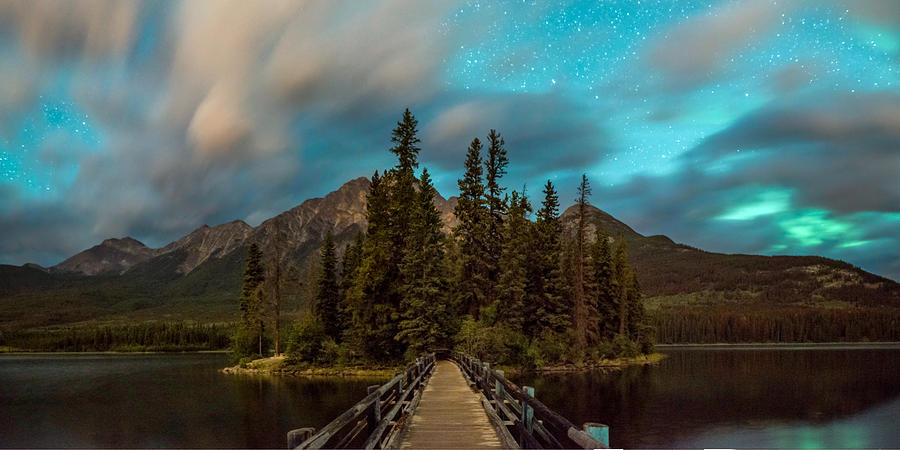 Pyramid Lake Midnight Photograph by Matt Hammerstein
