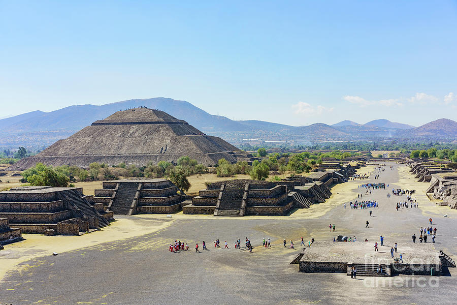 Pyramid of the Sun and Avenue of the Dead Photograph by Chon Kit Leong ...