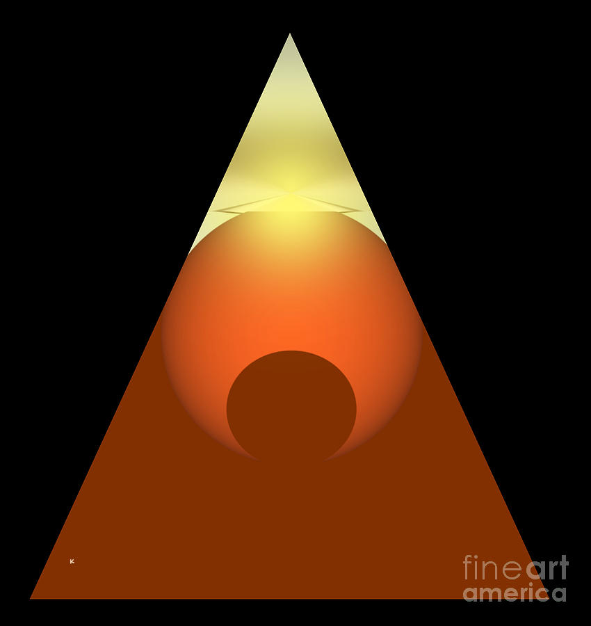 Pyramid Of The Sun Digital Art by John Krakora
