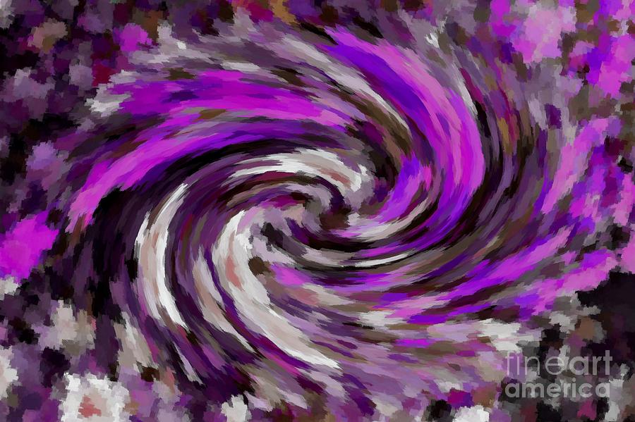 Pyschedelic Purple Abstract Photograph by Scott Cameron