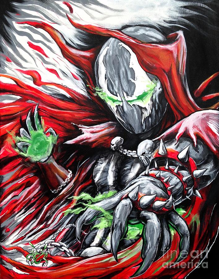 Pystoff Spawn Painting by Tyler Haddox