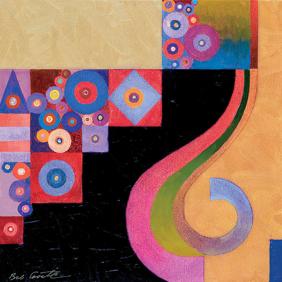 Abstract Design Painting - Pythagorean Abstract III by Bob Coonts