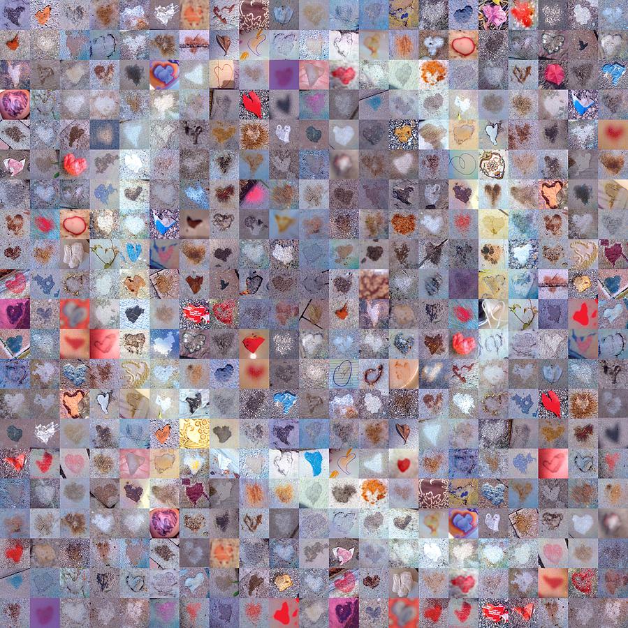 Q in Confetti Digital Art by Boy Sees Hearts