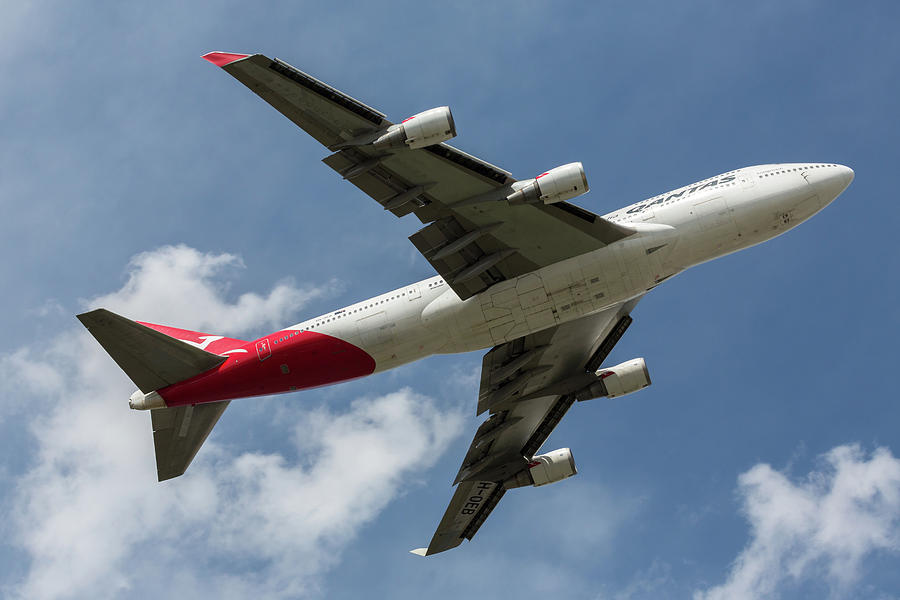 Qantas 747 Photograph by John Daly