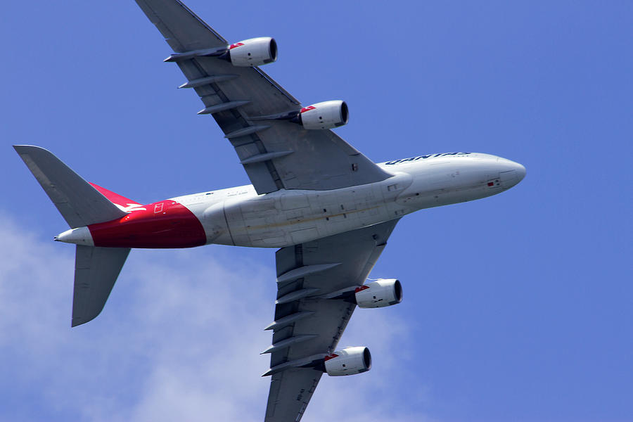 Qantas Flyover Photograph by Miroslava Jurcik