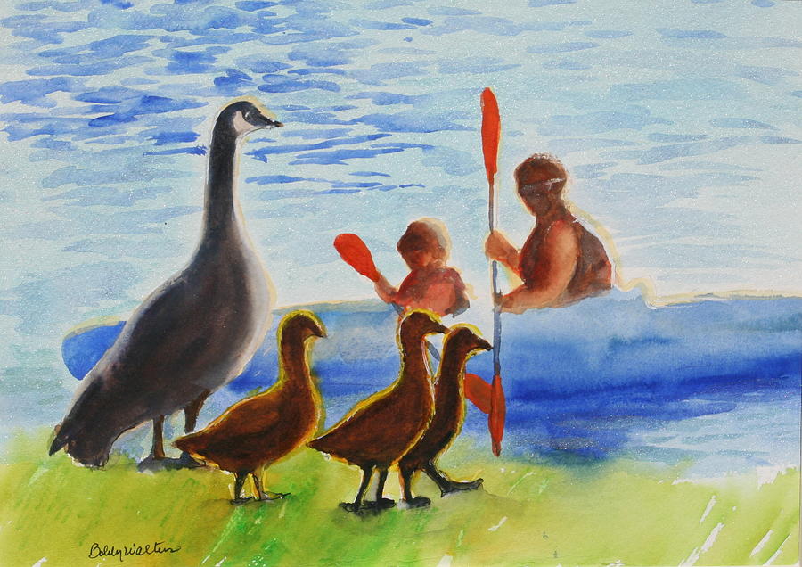 Quack Quack Painting by Bobby Walters