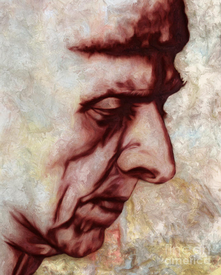 Quaid e Azam face Painting by Gull G
