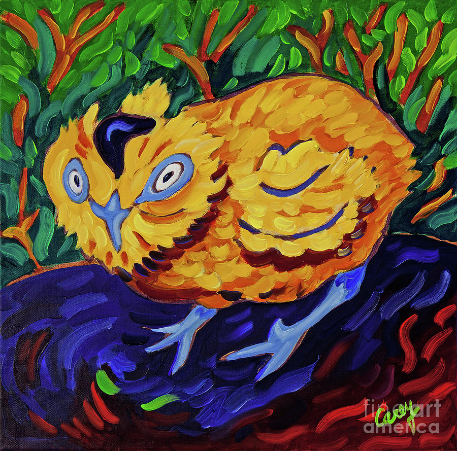 Quail Baby 2 Painting by Cathy Carey