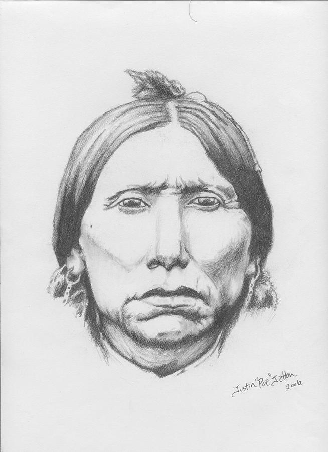 Quanah Parker Drawing by Justin Jetton Fine Art America