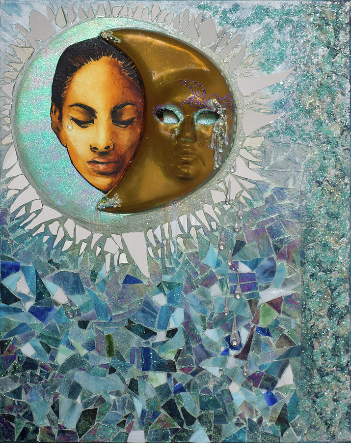 Quando La Luna Llora Mixed Media by Carmen R Sonnes Quando La Luna Llora Mixed Media by Carmen R Sonnes