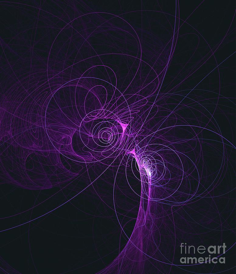 Abstract Digital Art - Quantum World by Esoterica Art Agency