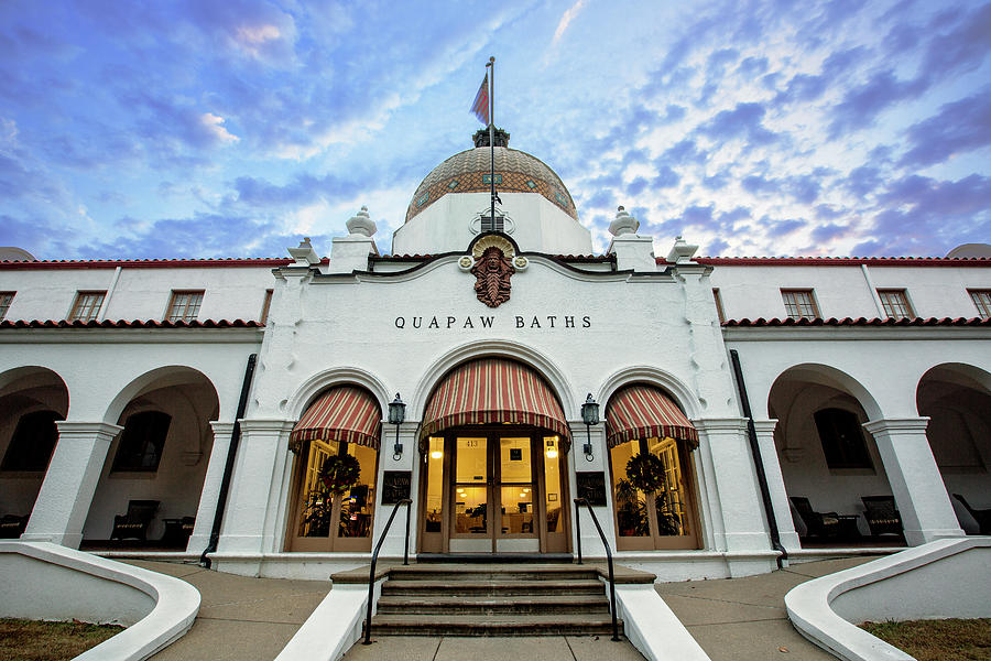 Hot Springs National Park Photograph - Quapaw Baths - Hot Springs by Stephen Stookey