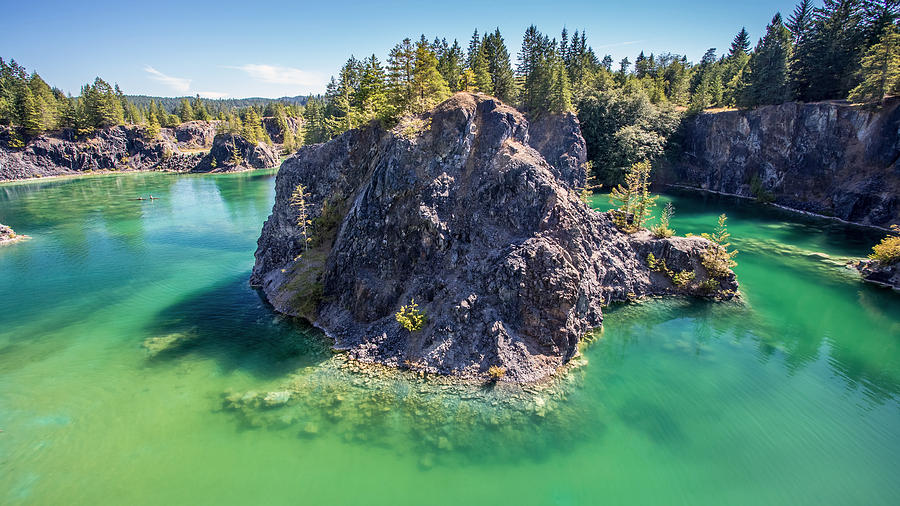 Quarry Lake on Texada Island BC Photograph by Pierre Leclerc Photography