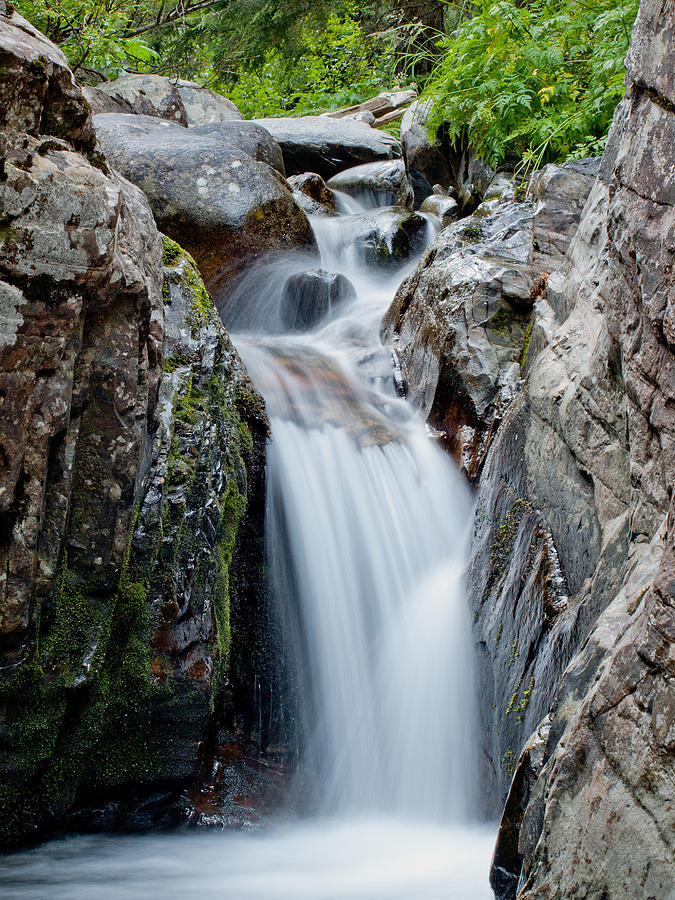 Quartz Creek Falls Photograph by Corey Vogel - Pixels